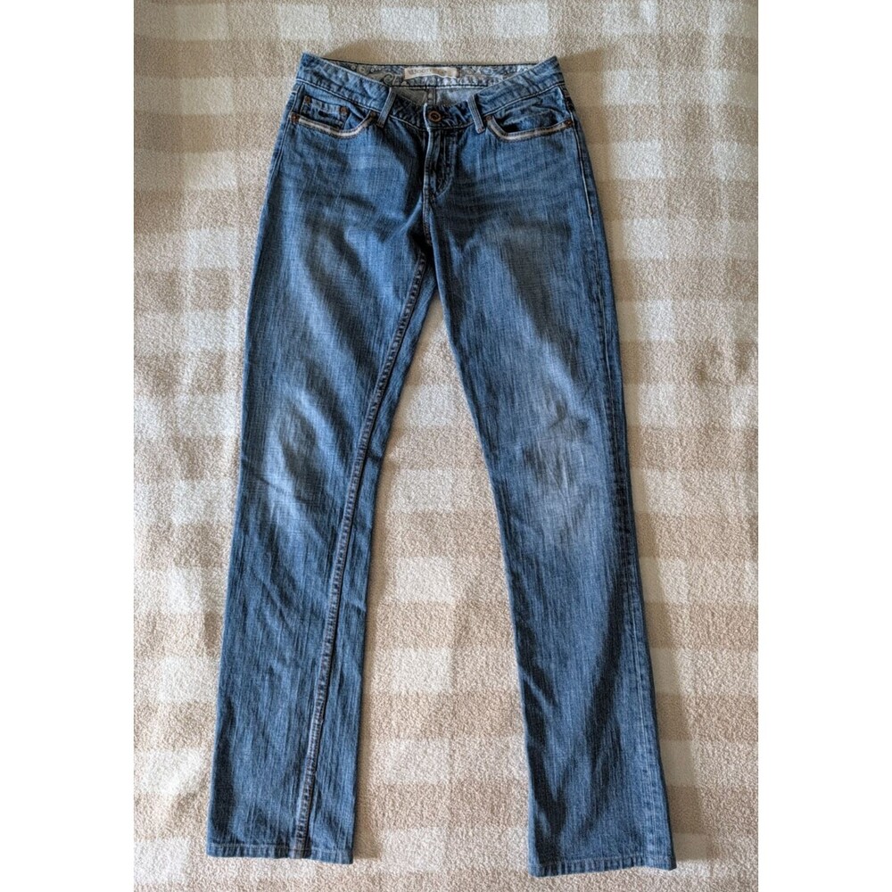 Bootheel Trading Co Sheryl Crow Honest Straight Jeans 28x34 Western Cowgirl Blue